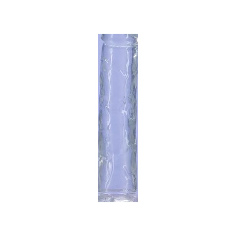 Addiction Crystal Dildo Straight 7in/18cm, Clear