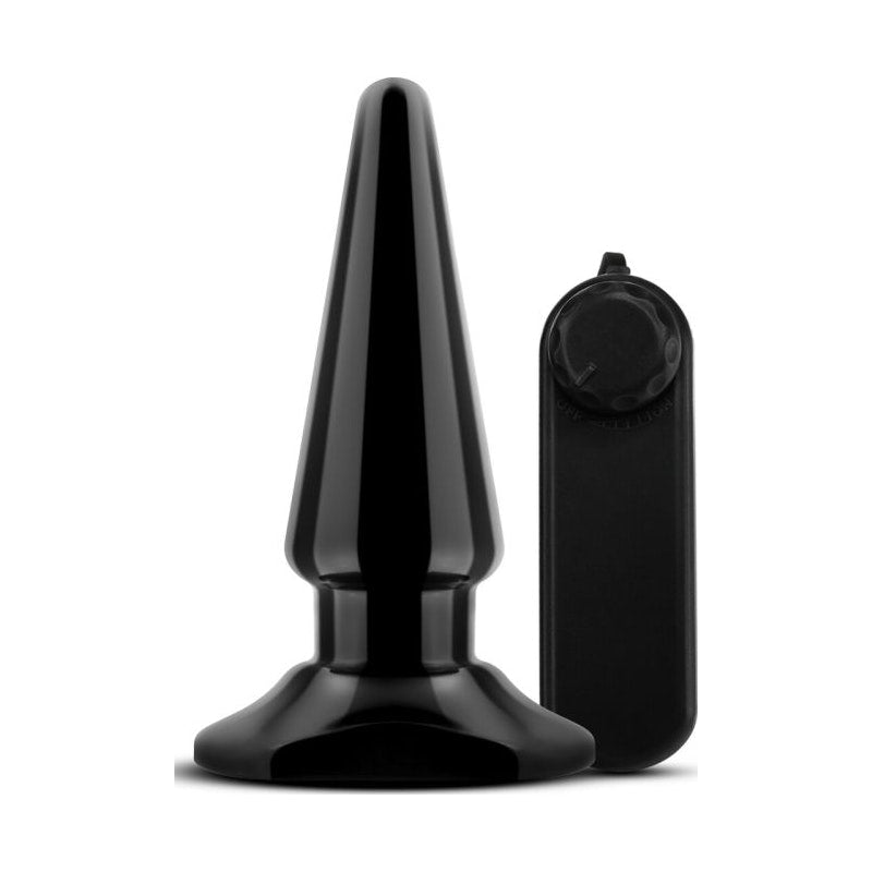 Blush Novelties Anal Adventures Vibrating Anal Pleaser + Remote, 4"/10cm