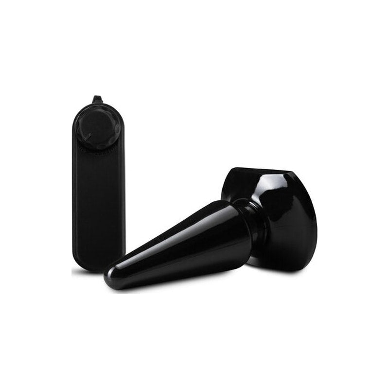 Blush Novelties Anal Adventures Vibrating Anal Pleaser + Remote, 4"/10cm