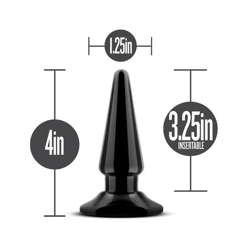 Blush Novelties Anal Adventures Vibrating Anal Pleaser + Remote, 4"/10cm