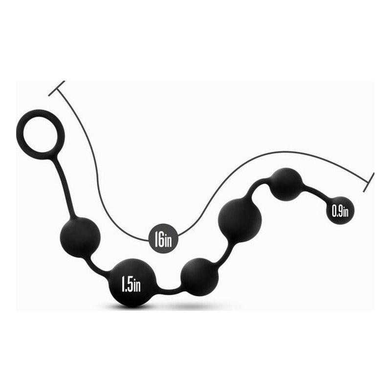 Blush Novelties Anal Adventures Platinum Silicone Large Anal Beads