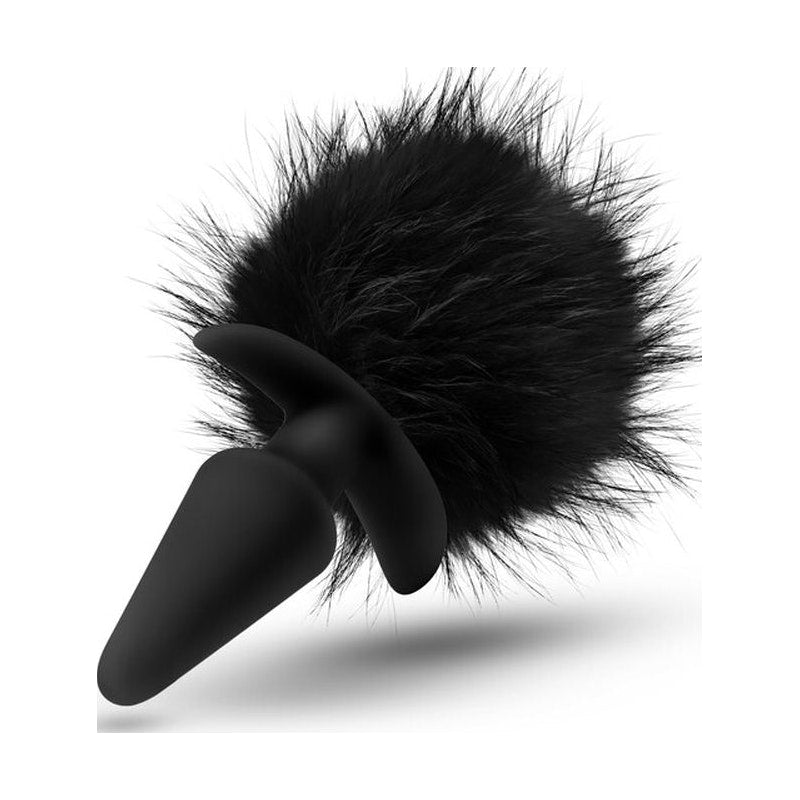 Luxe Anal Adventures Platinum Rabbit Tail Plug