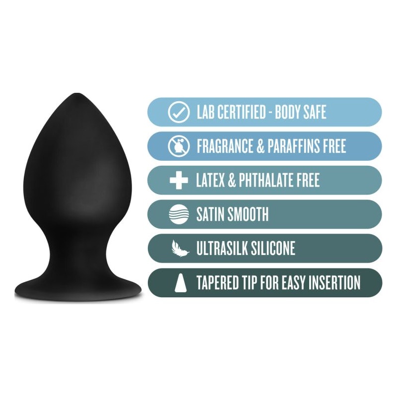 Blush Anal Adventures Platinum Silicone Anal Stout Plug Medium