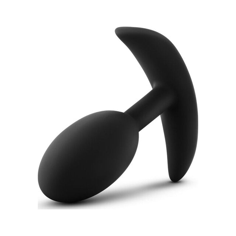 Anal Adventures Platinum Silicone Vibra Slim Plug Medium