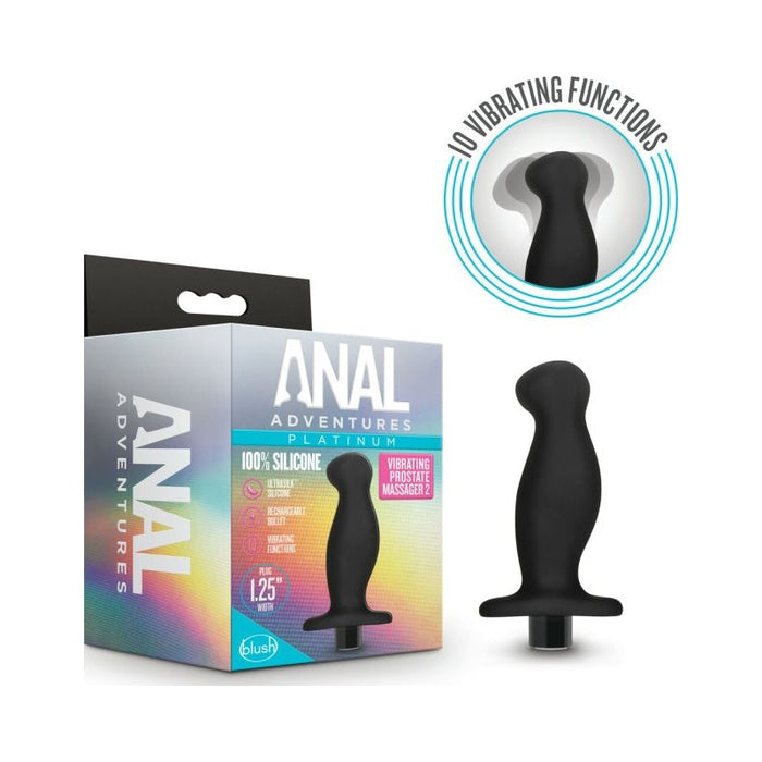 Blush Novelties Anal Adventures Platinum Silicone Prostate Massager 02