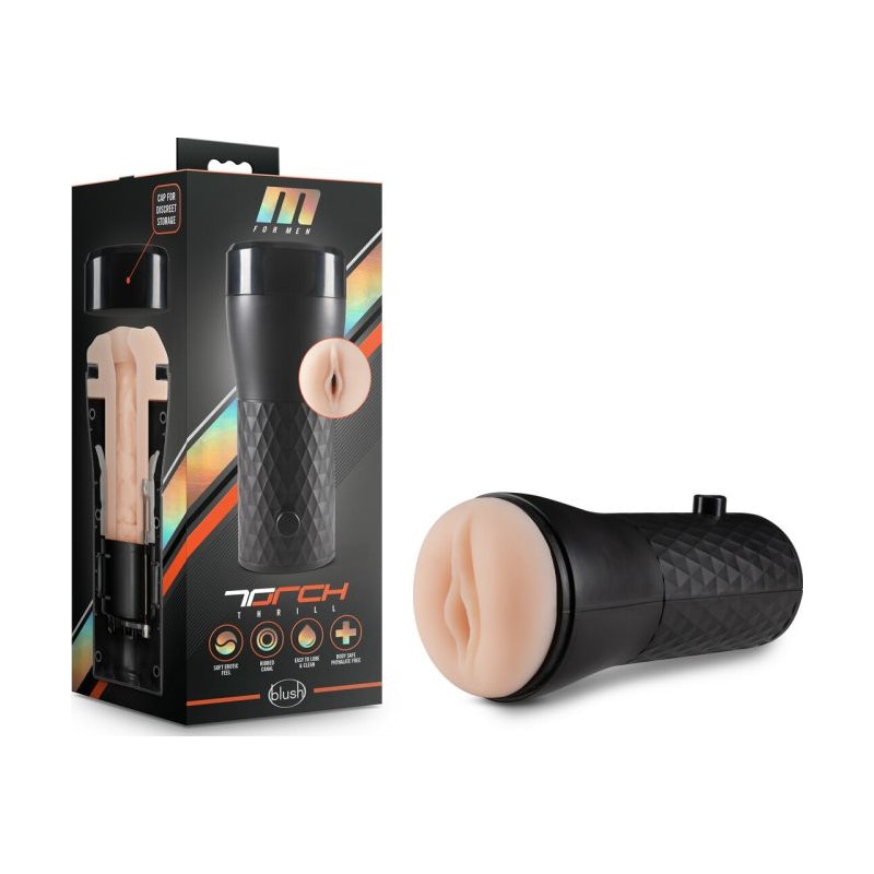 M for Men Torch Thrill Stroker, Vanilla