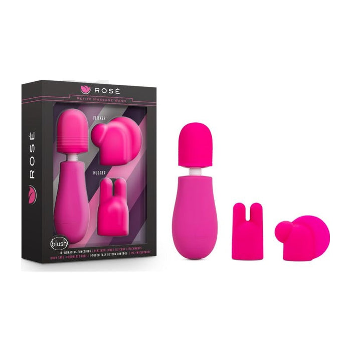 Rose Petite Massage Wand, Pink