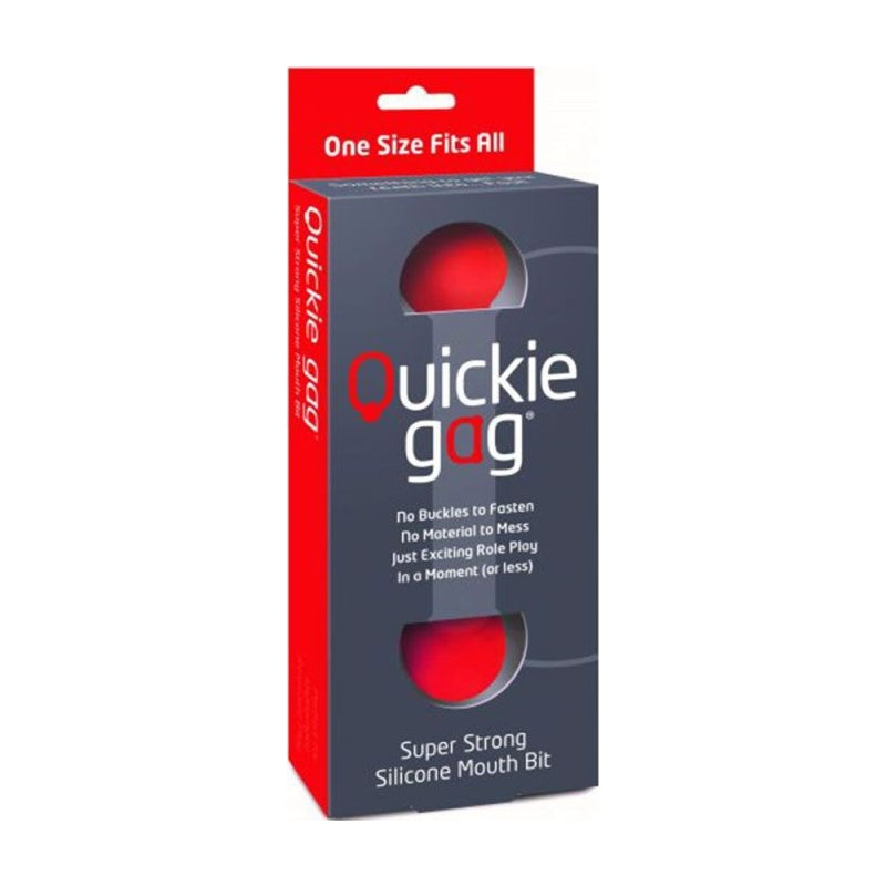CreativeC Quickie Gag Mouth Bit Red