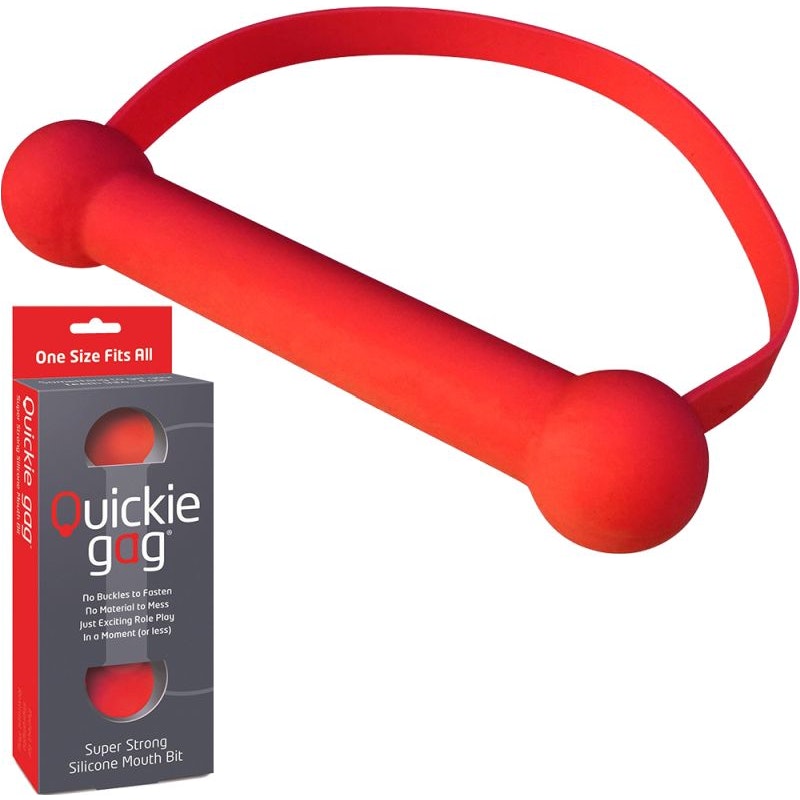 CreativeC Quickie Gag Mouth Bit Red
