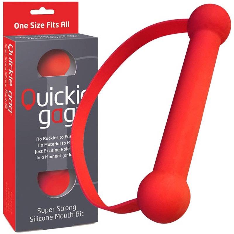 CreativeC Quickie Gag Mouth Bit Red