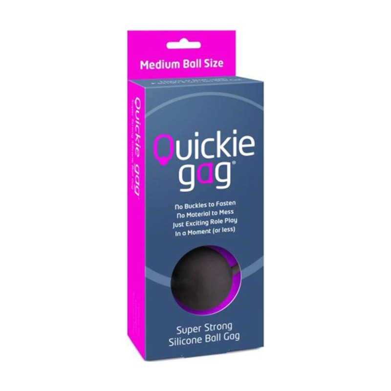 CreativeC Quickie Gag Medium Ball Black