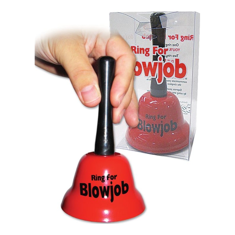 Ring for Blowjob Bell, Red - Novelty