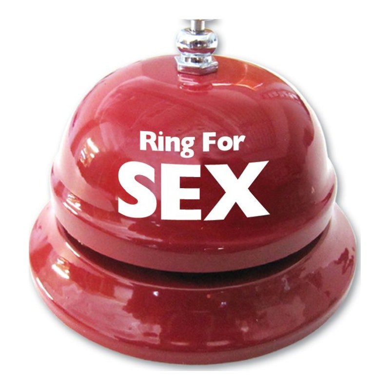 Ring for Sex Table Bell, Red - Novelty