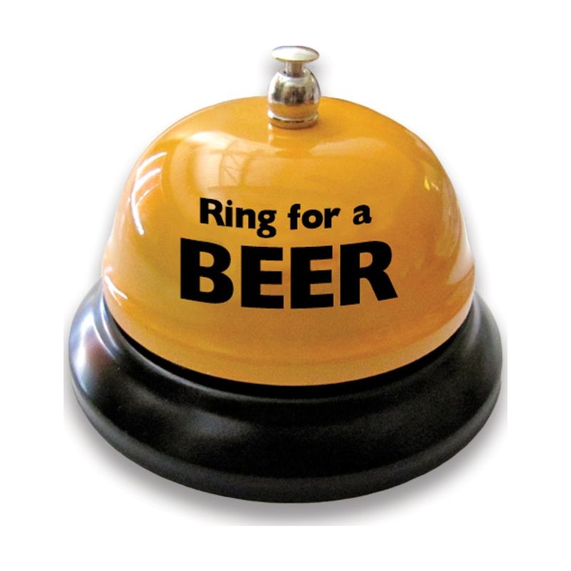 Ring for a Beer Table Bell, Yellow - Novelty