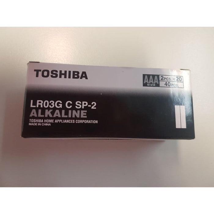 Toshiba AAA Batteries 40 Pc