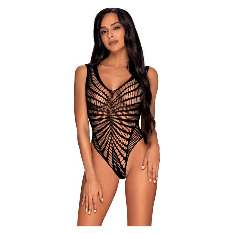 Teddy B132 Black O/S - Obsessive Lingerie