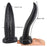FAAK Tongue Shape Anal Plug Black 22 x 5.6cm