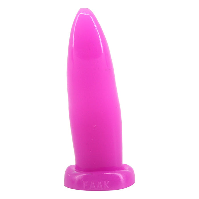 FAAK Tongue Shape Anal Plug Purple