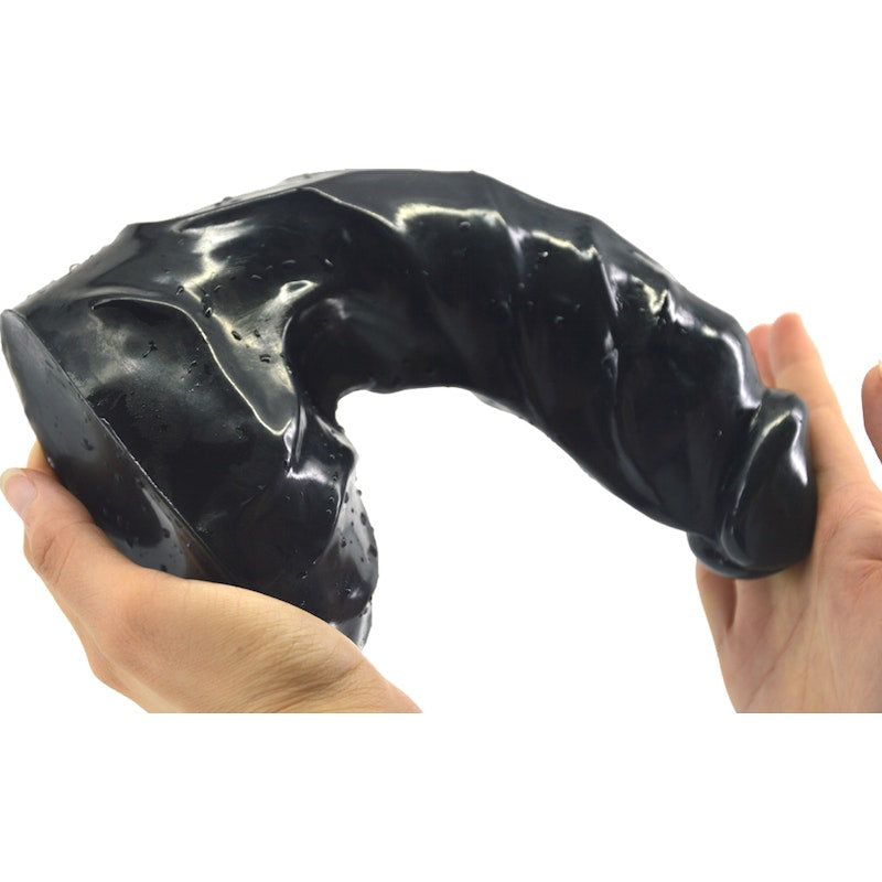 FAAK Thick Realistic Penis Dildo Black 24 x 5.8cm