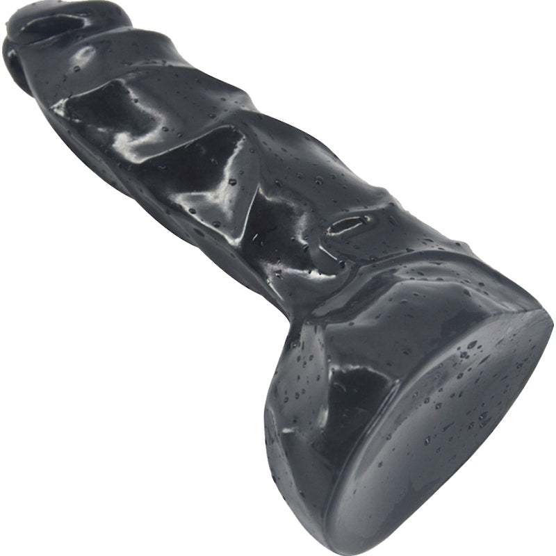 FAAK Thick Realistic Penis Dildo Black 24 x 5.8cm