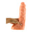 FAAK Thick Realistic Penis Dildo Flesh 24 x 5.8cm