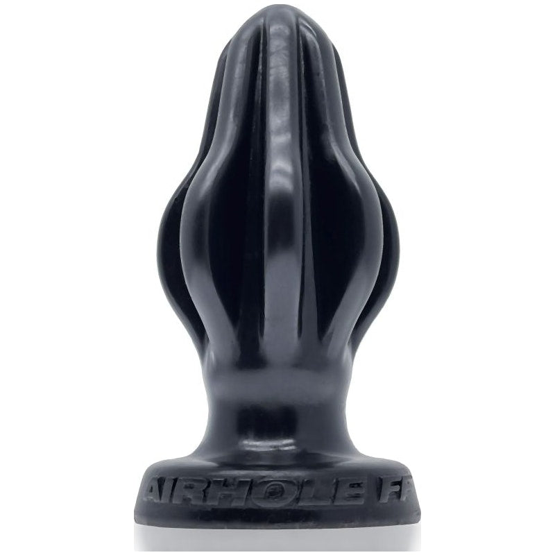 OxBalls Airhole-1 Finned Buttplug Black