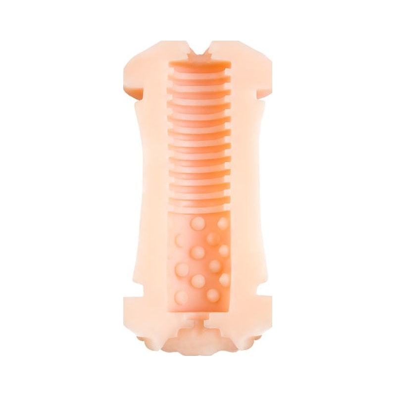 JOS Lulu Dual End Masturbator, 14.5cm x 6.2cm, Blue