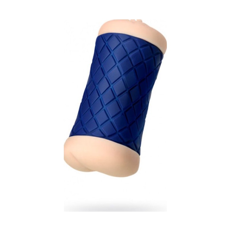 JOS Lulu Dual End Masturbator, 14.5cm x 6.2cm, Blue