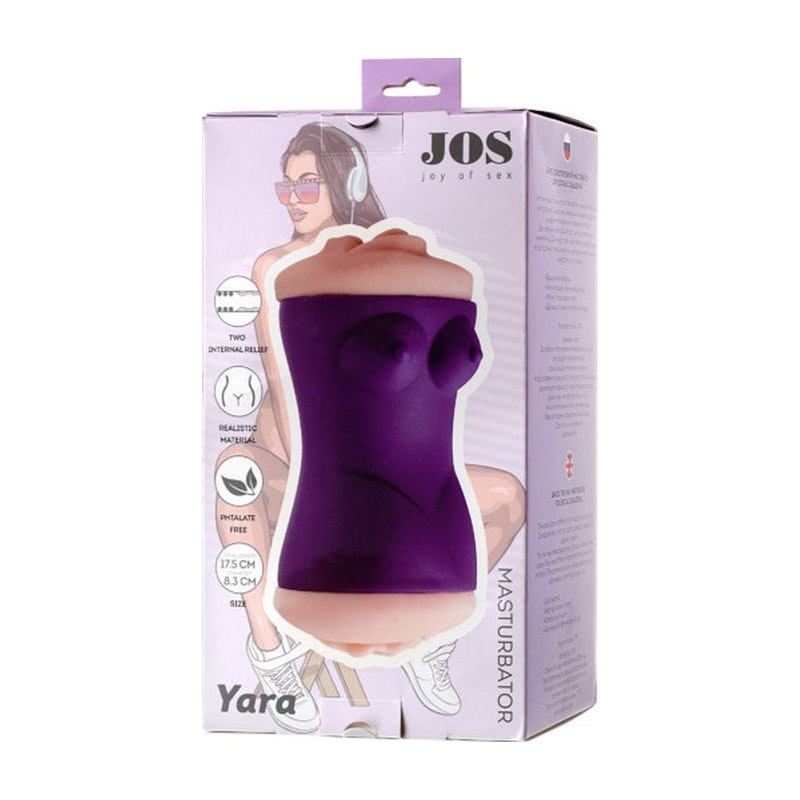 JOS Yara Masturbator Purple 18cm x 8.5cm