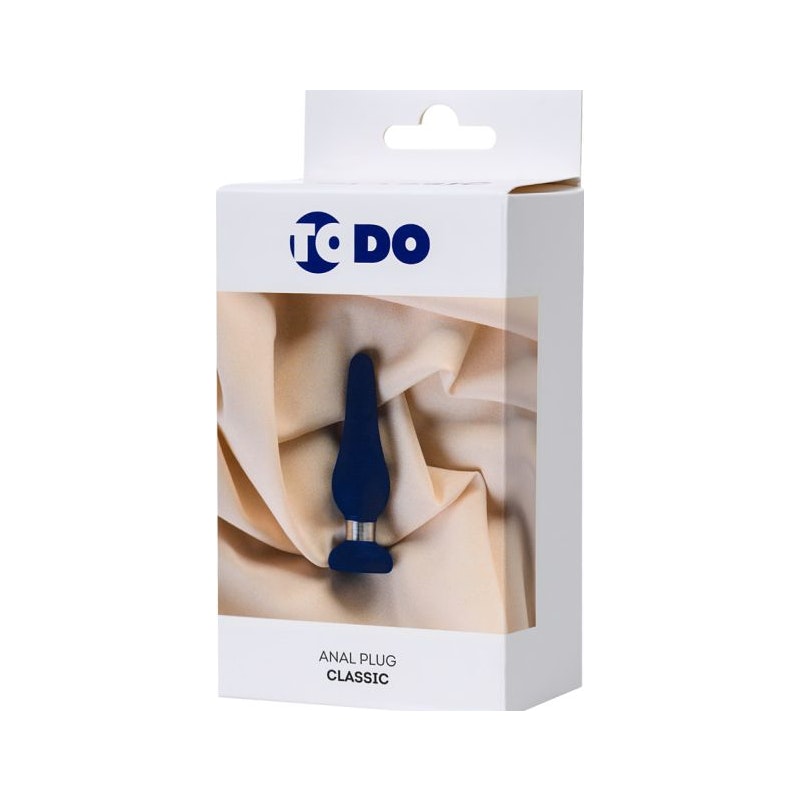 ToDo Anal Plug Classic 10cm x 3cm Blue