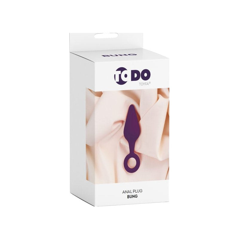 ToDo Bung Anal Plug Small Purple 8cm x 3.3cm