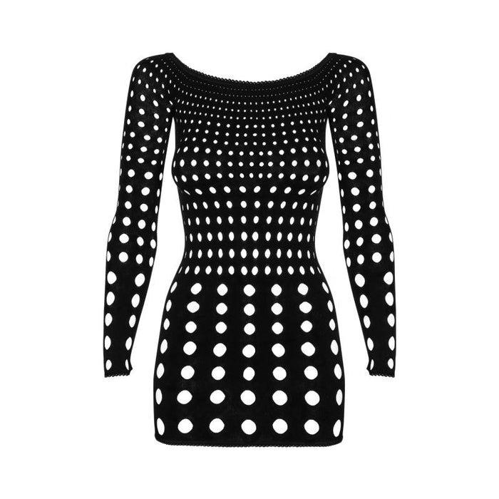 Obsessive Lingerie Rocker Dress, Black, One Size