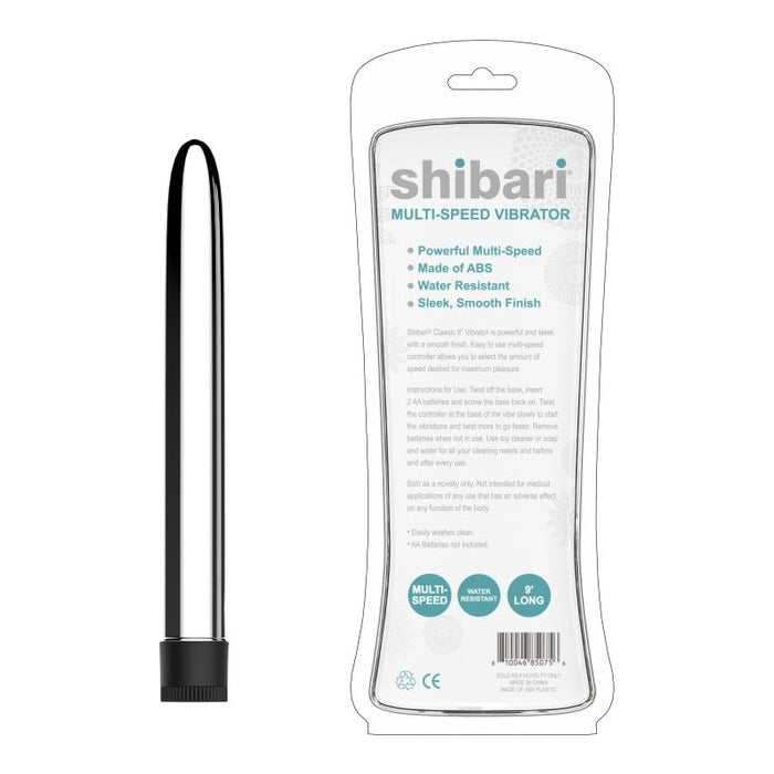 Shibari Multi-Speed Vibrator 9in Silver