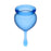 Satisfyer Feel Good Menstrual Cup Light Blue 2pk