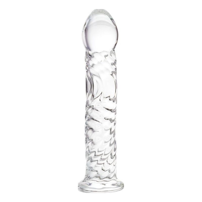 Sexus Glass Dildo, 16cm, Clear