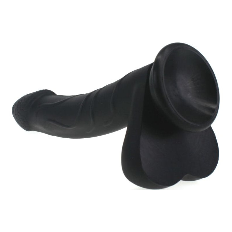 Realistic Cock w Balls Black