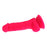 X-MEN Realistic Dildo Veined Shaft w Balls Pink 17cm