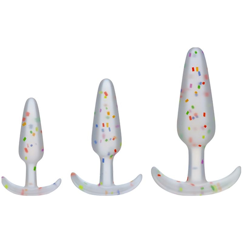 Doc Johnson Pride Anal Trainer Butt Plug Set