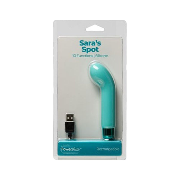 Power Bullet Sara’s Spot Vibrator Teal