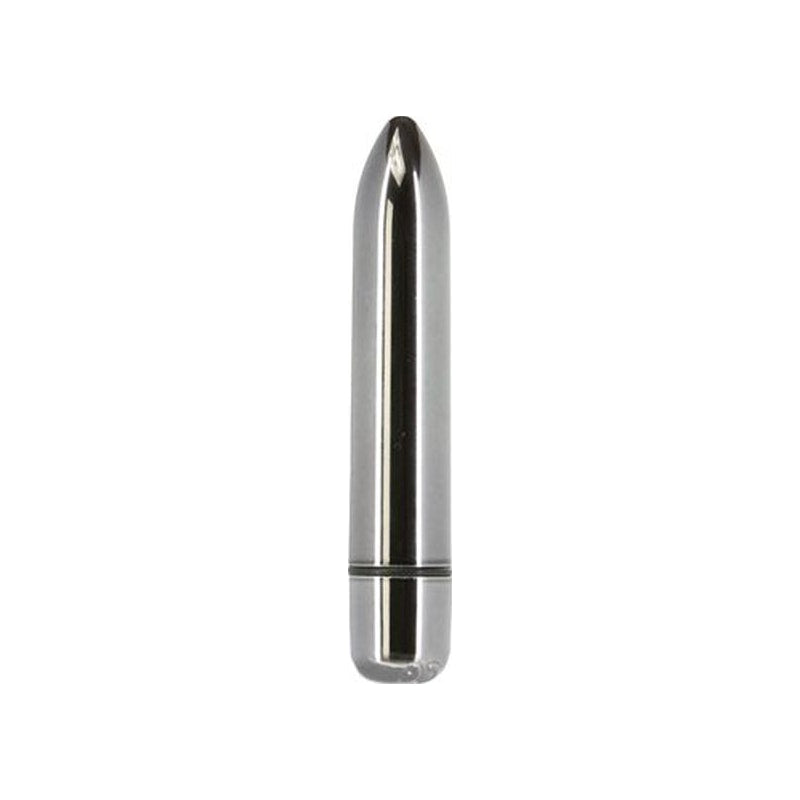 PowerBullet Platinum Bullet Vibrator, 9cm, Silver