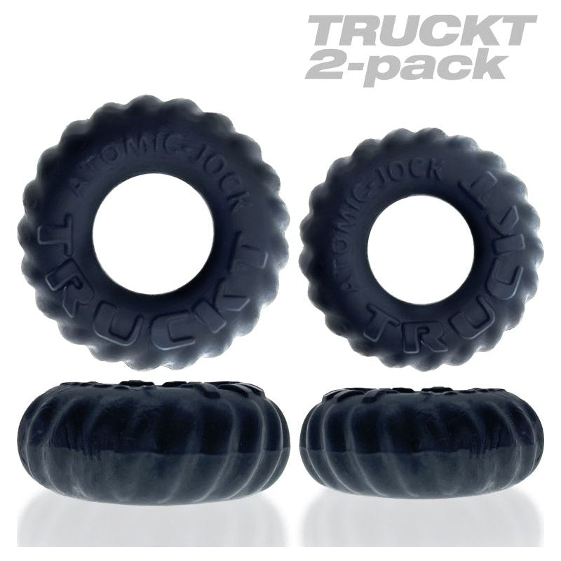 OxBalls Truckt Cockrings Night, 2-pack, Black