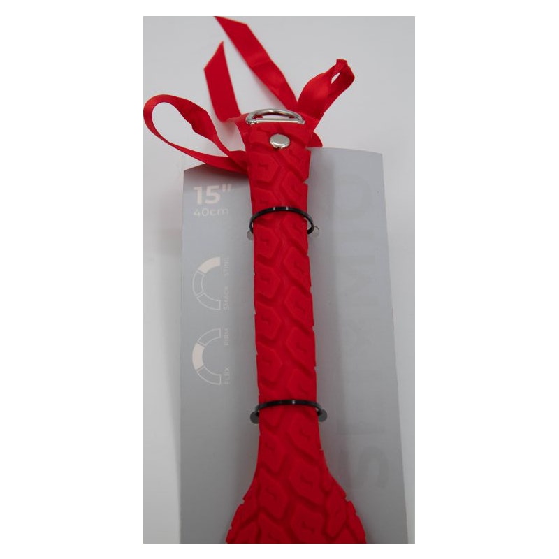 Sei Meo Tyre Textured Spanking Paddle. Large, Red