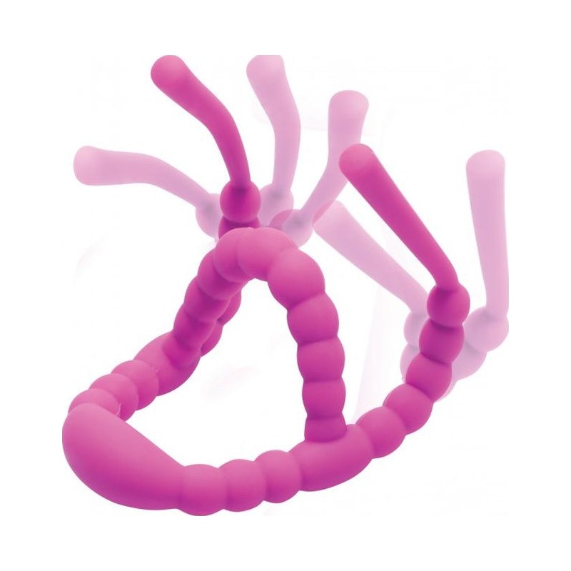 Frisky Petal Pusher Silicone Labia Spreader, Pink