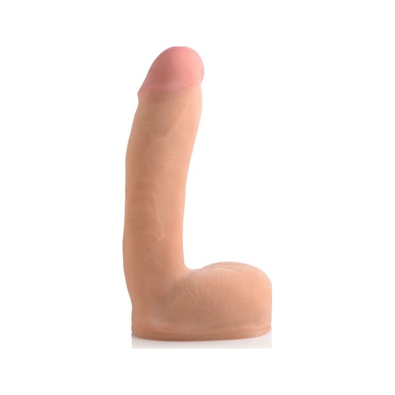 Loadz  Dual Density Squirting Dildo, 8in/20cm, Flesh
