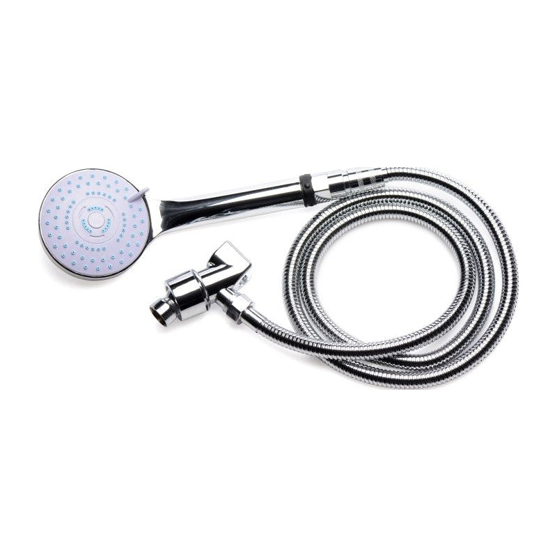 CleanStream Discreet Shower Enema Set, SIlver