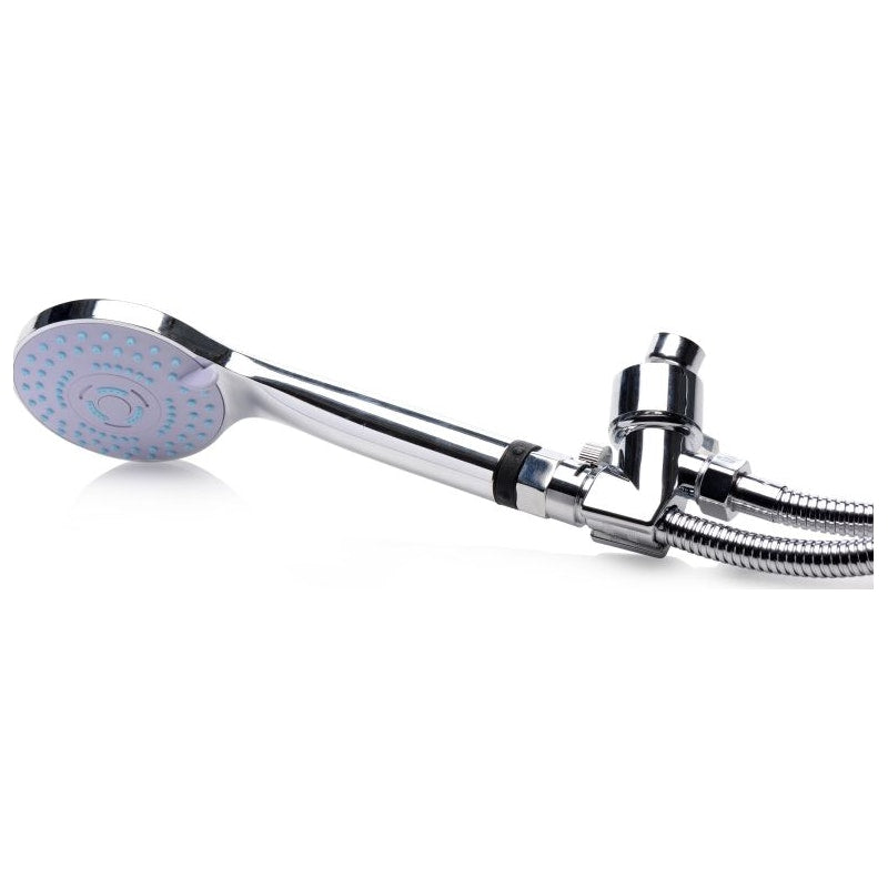 CleanStream Discreet Shower Enema Set, SIlver