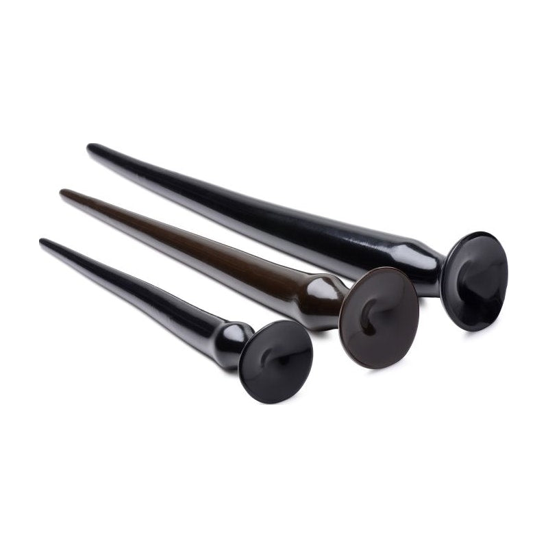 Hosed Slim Tapered Anal Hose Training Set, Black