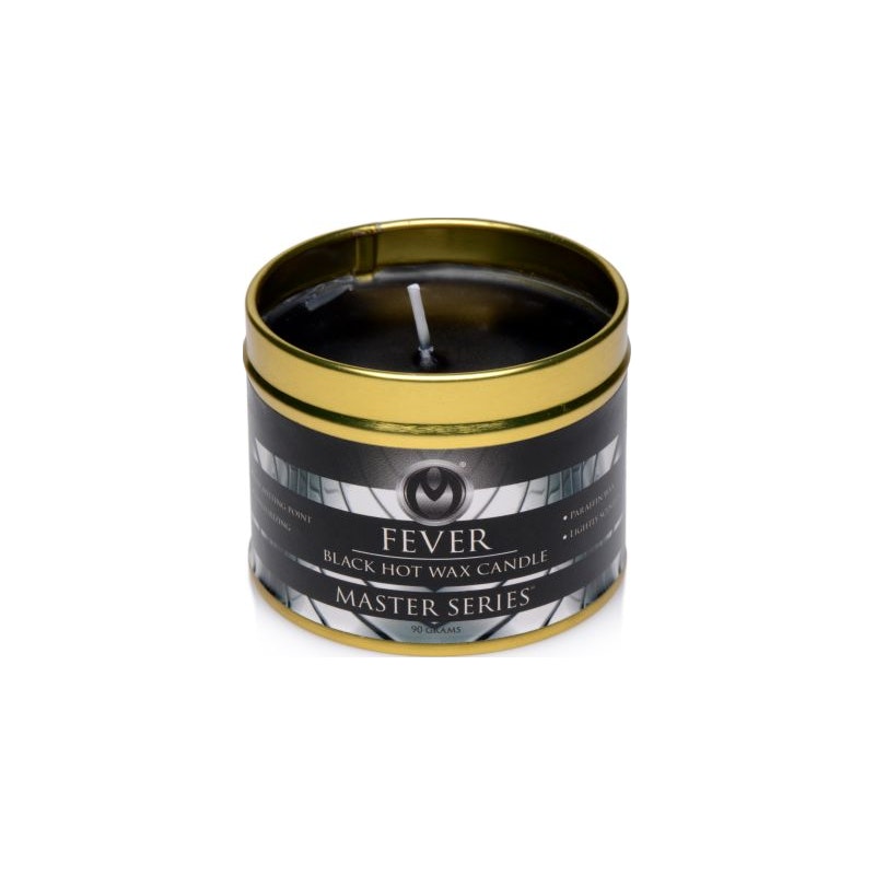 Master Series Fever Hot Wax Candle, Black