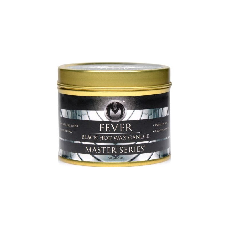Master Series Fever Hot Wax Candle, Black
