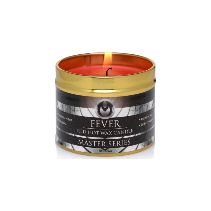 Master Series Fever Red Hot Wax Candle, Red